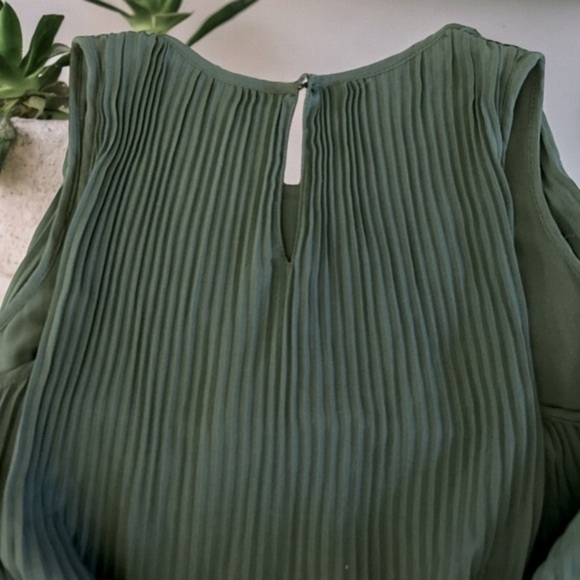 Zara Dark Green Tunic Blouse  | SIZE XS - Picture 5 of 6
